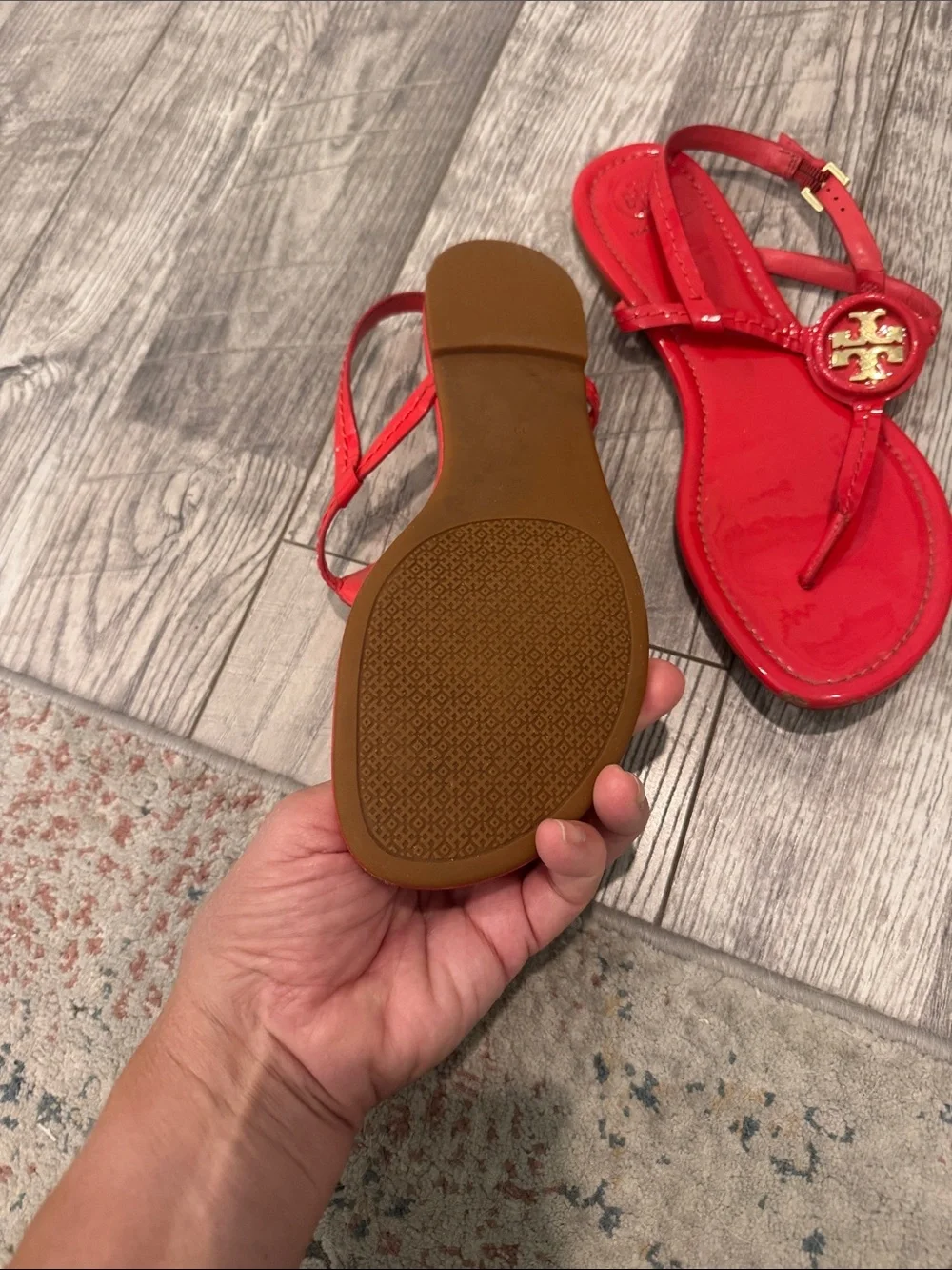 Tory Burch finish patent